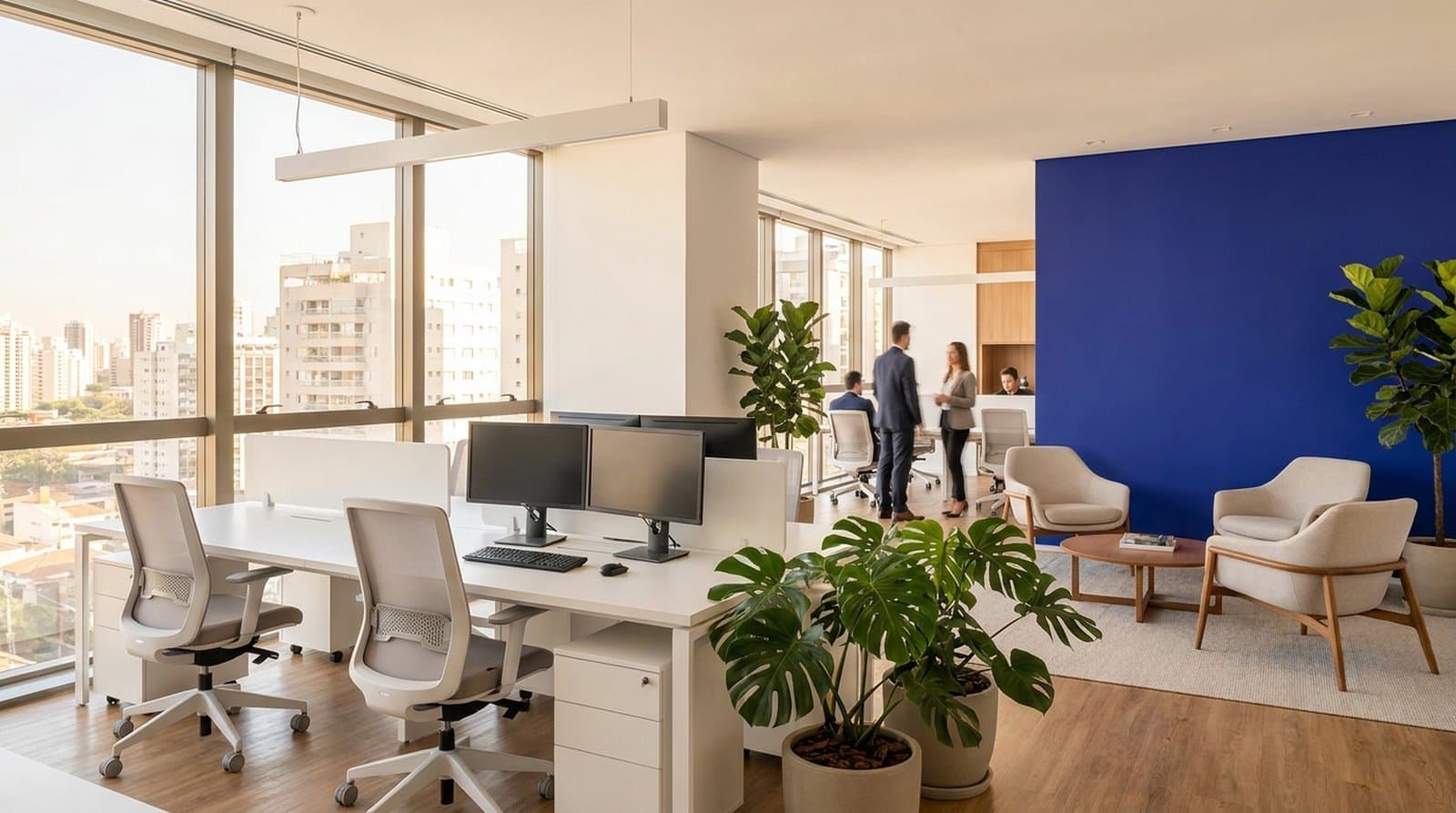 Equipe da MECCAH Contabilidade e Auditoria trabalhando no escritório na Mooca, São Paulo