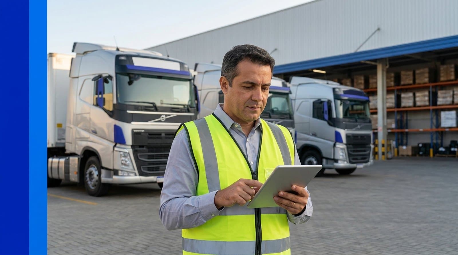 Frota de transportadora atendida pela contabilidade especializada da MECCAH em São Paulo